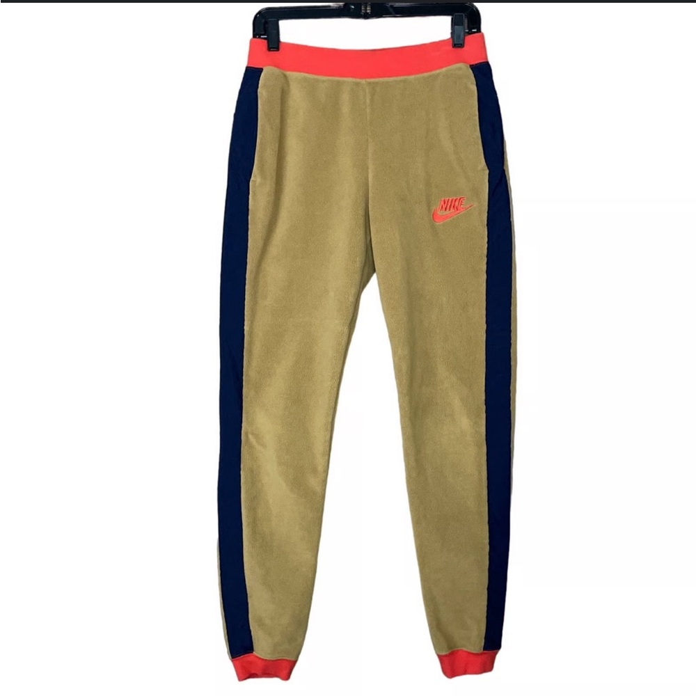 Nike Women‎ Color Block Fleece Quarter Zip Pullover Sweatshirt Jogger Pants Set - Picture 3 of 4